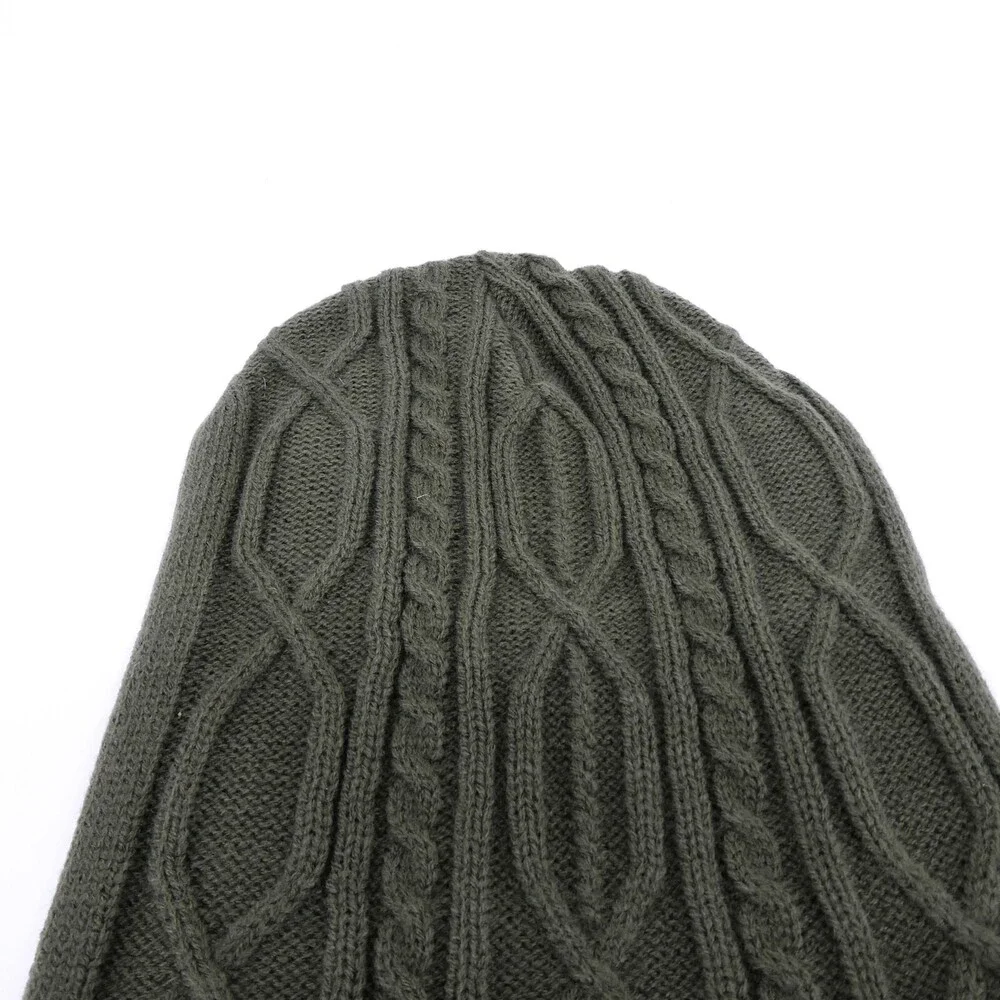 Yellowstone Club Hat YC Womens One Size Winter Beanie Cap Green Knit Ouray Sport